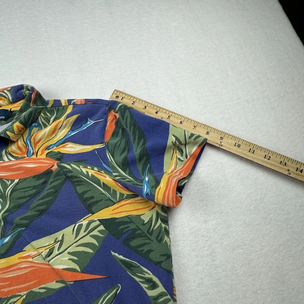 Vintage Polo Ralph Lauren Birds Of Paradise Button‎ Up Shirt XL